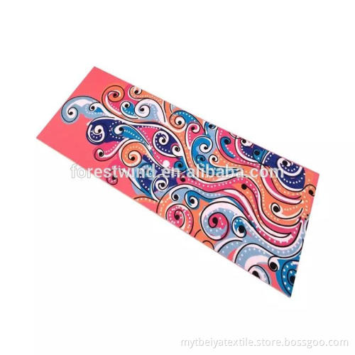 Colorful Eco Friendly Custom Digital Printed PVC Yoga Mat